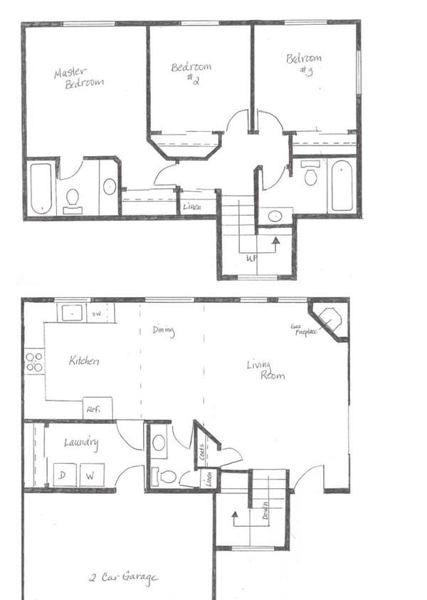 2 story floorplan